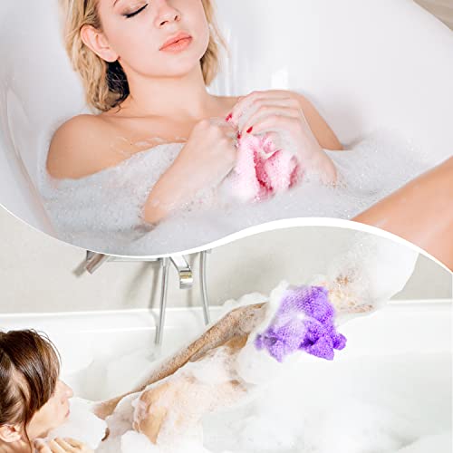 African Exfoliating Net Sponge Bath Loofah - Yellow Pink Purple Variations