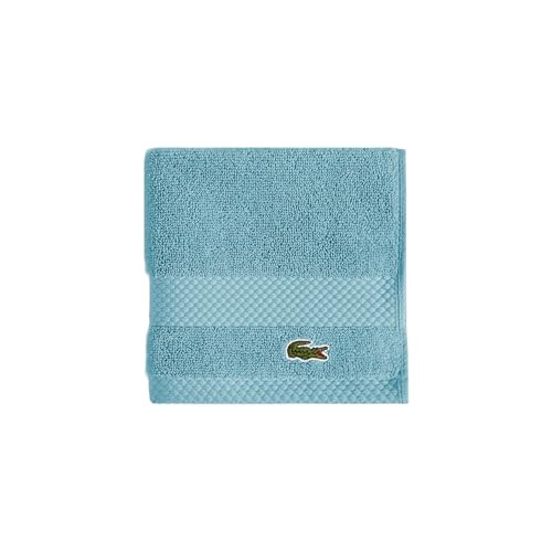 Lacoste Heritage Supima Cotton Wash Cloth 13x13 Celestial