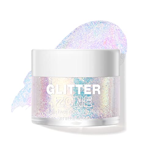 Holographic Body Glitter Gel - Long-Lasting Shimmer for Face & Body