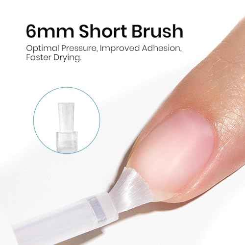 Beetles 3Pcs Gel Nail Glue Nail Dehydrator and Primer, Professional Nail Prep Acid-Free Hema-Free Dehydrate Bond Primer 9 in 1 Gel Glue Kit for Press On Nails Nail Tips Nail Extension Gifts for Women