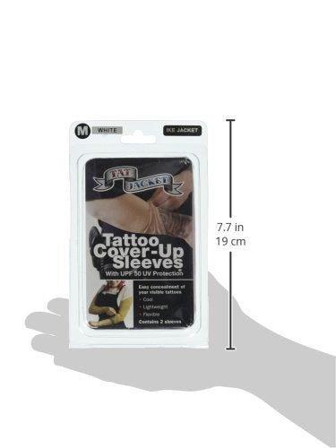 Tatjacket Tattoo Cover Up Sleeve 2-Pack Medium White