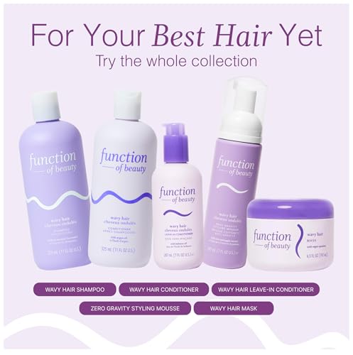 Function of Beauty Wavy Leave-In Hair Conditioner 7 Fl Oz - Anti-Frizz & Moisture