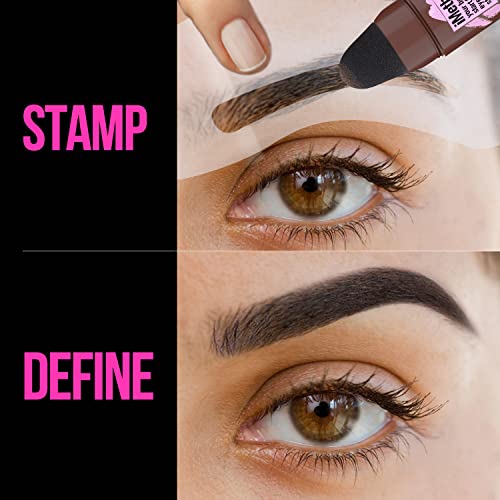 iMethod Eyebrow Stamp for Eyebrow Stencil Kit - Brow Stamp Refill Eyebrow Powder, Brown