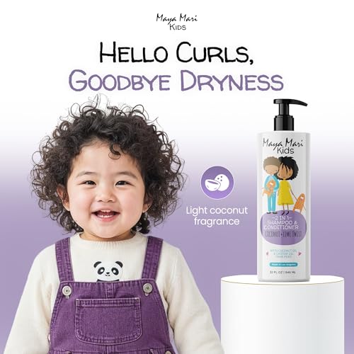 MAYA MARI Kids 2-in-1 Shampoo & Conditioner, 32 oz, Tear-Free