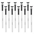 10 PCS Curved Eyelash Cleaning Brushes - Soft Lash Shampoo Brushes
