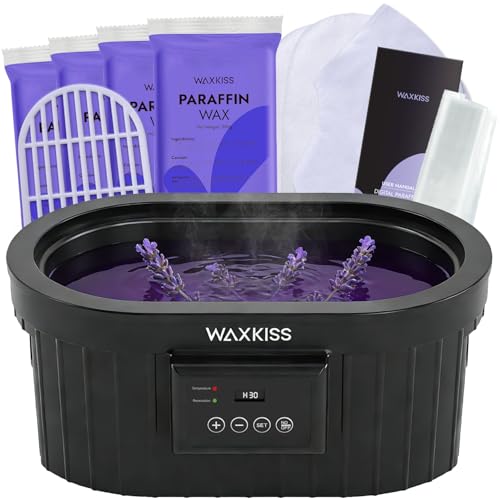 Waxkiss Black Paraffin Wax Machine 5000ml for Hands & Feet Spa & Arthritis