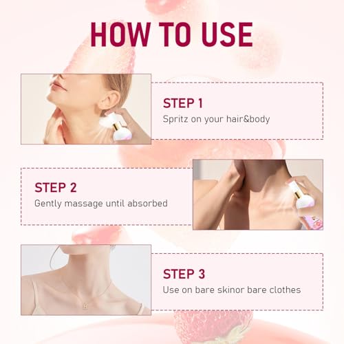 Strawberry Shortcake Body Hair Mist Spray - Vanilla Cream