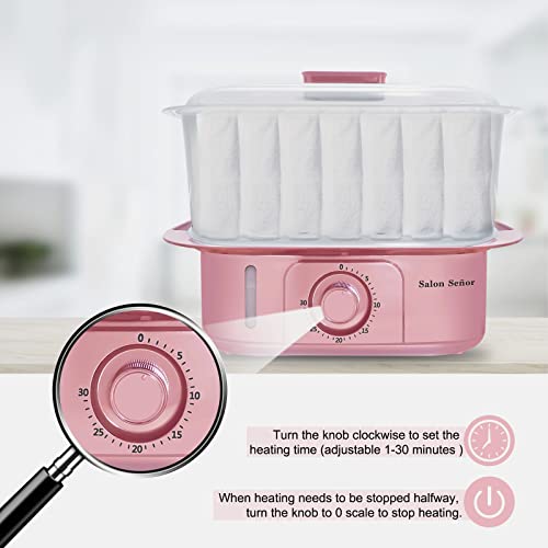 Salon Señor Pink Towel Steamer 8L - 5 Min Heat