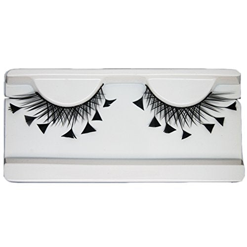 Black Faux-Feather Spider Halloween Lashes