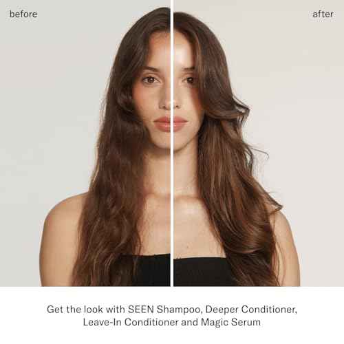 SEEN Shampoo & Deeper Conditioner Bundle, Fragrance-Free - Non-Comedogenic & Hair Care - Dermatologist-Developed, Safe for Sensitive, Eczema & Acne-Prone Skin