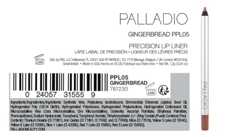Palladio Precision Lipliner Pencil - Gingerbread