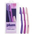 Dermaplaning Razors for Women - 2-Pack Folding Face Exfoliating Tools