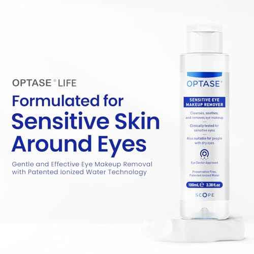 Optase Life Sensitive Eye Makeup Remover ? Gentle & Effective for All Skin Types - Breakthrough Innovation vs Traditional Micellar Water - 100ml