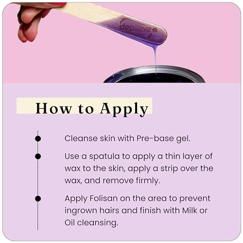 Depileve Hair Removal Wax - Pearl Rosin Full-Body Wax - Ideal for Dry, Flaking Skin - Soft and Gentle Waxing Pearls - Moisturizing Strip Wax - 14 oz