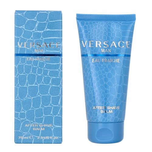 Versace Man Eau Fraiche Moisturizing Aftershave Balm for Men, 2.5 oz