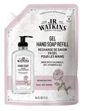 J.R. Watkins Rosewater Liquid Hand Soap Refill Pouch 1L - Gentle, Plant-Based