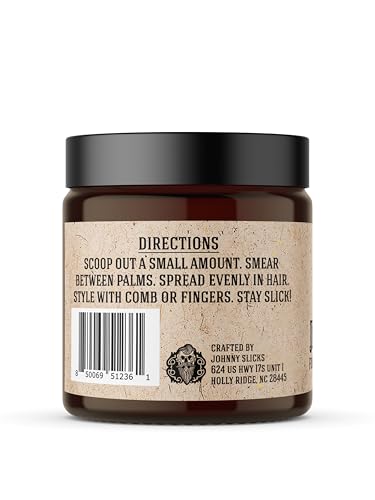 Johnny Slicks Clay Pomade - Firm Hold & Matte Finish 2oz