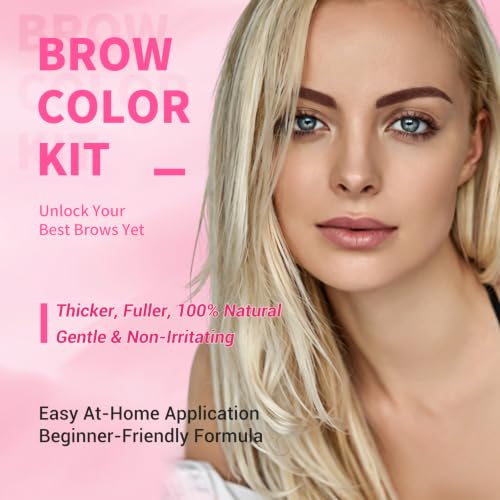 Meiliduo Eyelash & Eyebrow Color Kit - Natural Brown Shade