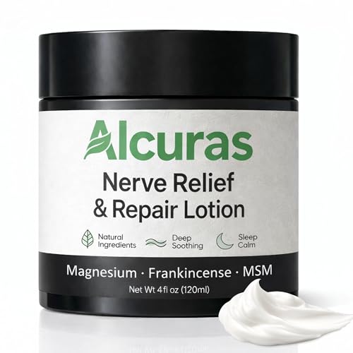 Alcuras Cream, 4 fl oz Arnica Cream & Magnesium Cream&Frankincense for Knee, Lumbar, Neck, Hand and Foot (1 pcs)