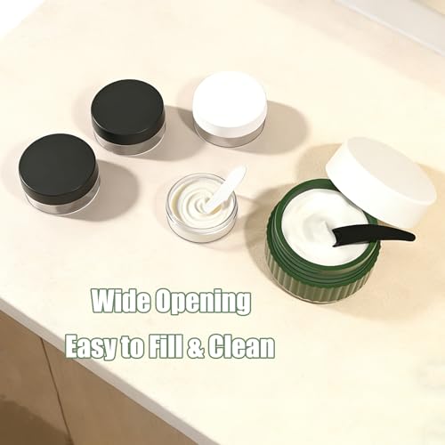 Udihch 26Pcs Travel Toiletry Containers Set Green - Silicone Leakproof TSA Approved