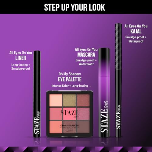 Staze 9to9 All Eyes on You Kajal Eyeliner
