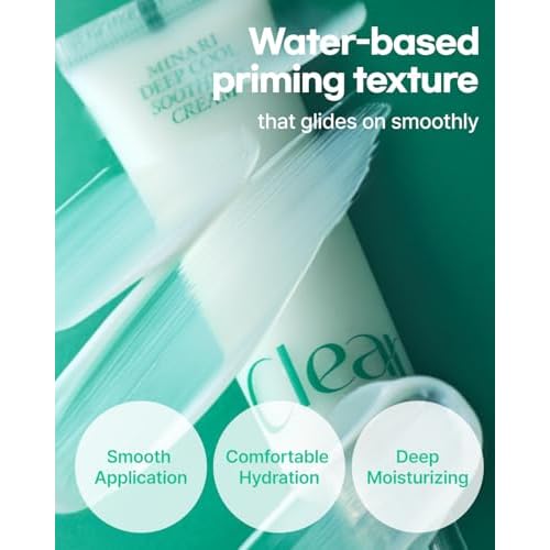 Minari Cool Soothing Cream for face ? K-Beauty Hydrating & Moisturizer with Korean Water Parsley, 30ml/1.01oz