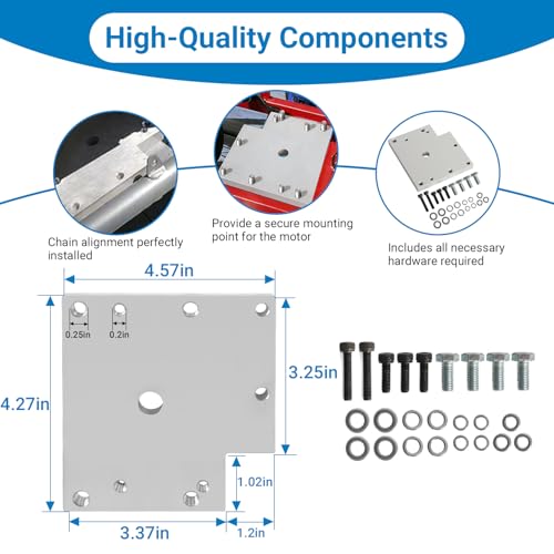 Motor Adapter Plate Set Fit For RSF350 Models Razor Pocket Mod Gen 1 - Direct Frame Installation