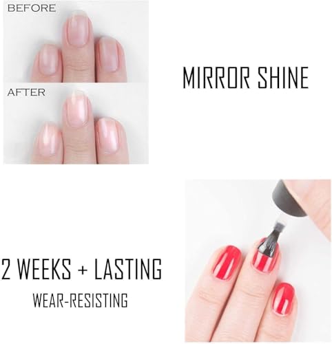 Vishine Gel Base and No Wipe Top Coat Set - 15ml UV LED Nail Polish