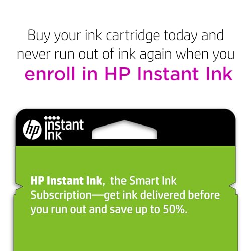 HP 902XL Black High-yield Ink Cartridge | Works with HP OfficeJet 6950, 6960 Series, HP OfficeJet Pro 6960, 6970 Series | Eligible for Instant Ink | T6M14AN