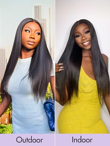LUVME HAIR Glueless Straight 5x5 Lace Front Wig - 100% Human Hair