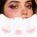 Heart Glitter Freckles Temporary Face Tattoos - 6 Pack