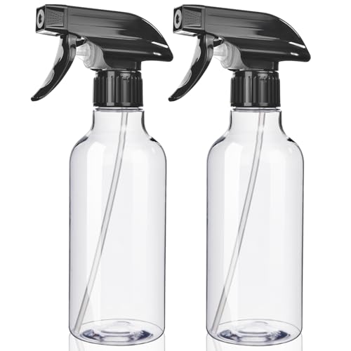 Uineko 10 Oz Spray Bottle 2-Pack, Mist & Stream, BPA-Free