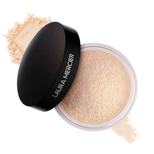 Laura Mercier Translucent Loose Setting Powder, 24HR Shine Control, Infused with Vitamins C + E, Soft Matte Finish, Normal to Oily Skin, 4 Shades for Virtually All Skin Tones, Holiday Gift Set
