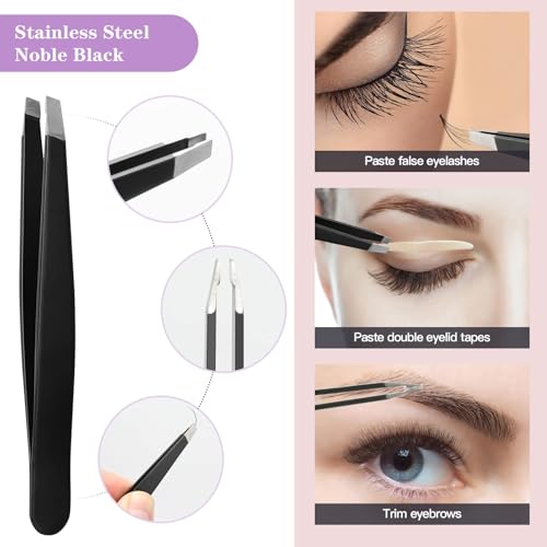 7 in 1 Eyebrow Razor Kit with Tweezers, Scissors & Brush