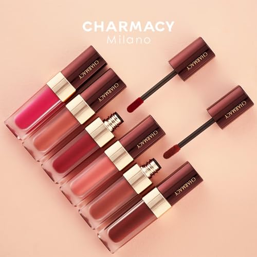 Charmacy Waterproof Liquid Lipstick - 16H Wear, Transfer-Proof