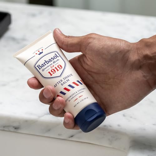Barbasol 1919 After Shave Balm, Aftershave for Men, Soothes and Moisturizes Skin with Vitamin B and Distilled Witch Hazel - 3 OZ (Pack of 1)