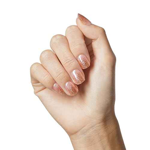 KISS imPRESS No Glue Mani Press On Nails, Color FX, 'Dimension', Light Neutral, Short Size, Squoval Shape, Includes 30 Nails, Prep Pad, Instructions Sheet, 1 Manicure Stick, 1 Mini File