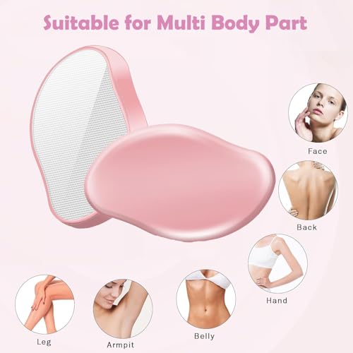 Crystal Hair Eraser - 2PCS Painless Hair Removal Tool for All Skin Types