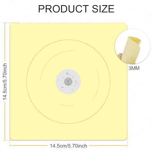 Guapa 3D Areola Tattoo Practice Skin with Ruler Kit ? Realistic Silicone Training for Tattoo Artists & Permanent Makeup Professionals (1PCS+Square ruler)