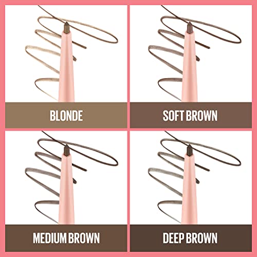 Maybelline Total Temptation Eyebrow Definer Pencil, Deep Brown, 1 Count