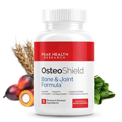 OsteoShield Bone & Joint Formula - Calcium with Vitamin D3, K2 & Aquamin