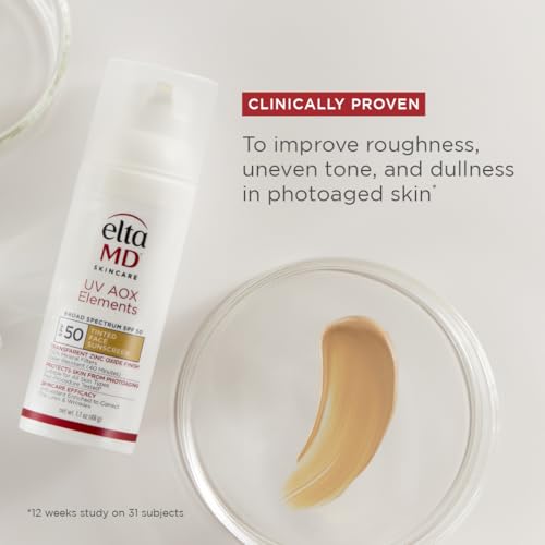 UV AOX Elements Tinted Mineral Face Sunscreen SPF 50