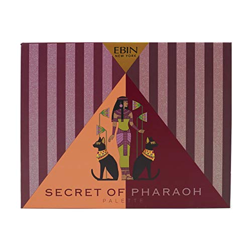 EBIN NEW YORK Desert Rose - Secret of Pharaoh Eyeshadow Palette, Highly Pigmented and Blendable, Cruelty-Free, Long-Lasting Matte & Shimmer