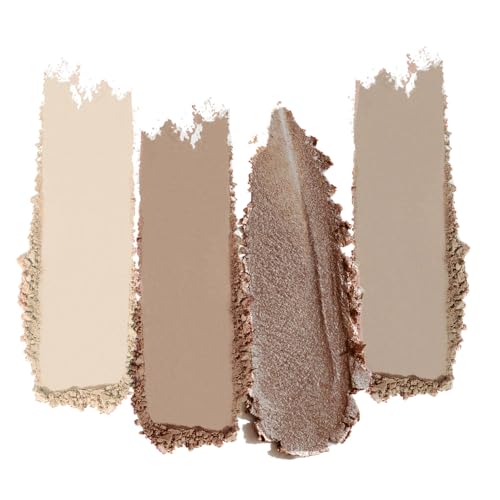 Cool Neutral Eyeshadow Palette – 4 Matte & Shimmer Shades