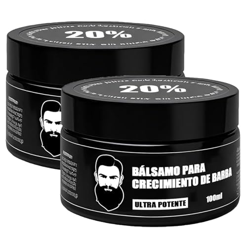 Estimulante de Barba, B?lsamo Para Crecimiento De Barba Ultra Potente, Barba Crema, Beard Growth Balm, Thicker, Fuller Beard & Hair 100ml/3.5oz (2)
