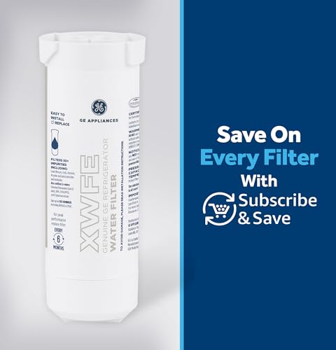 GE XWFE Refrigerator Water Filter - Genuine Replacement