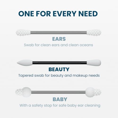 LastSwab Reusable Q-Tips for Makeup – Precision Silicone
