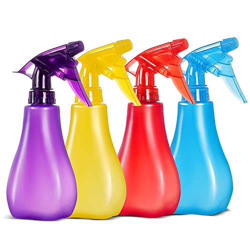 8 Oz Spray Bottles with Adjustable Nozzle - 4 Pack