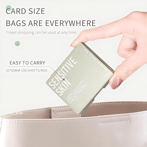Oil Blotting Sheets for Face - 300 Sheets with Mirror & Puff
