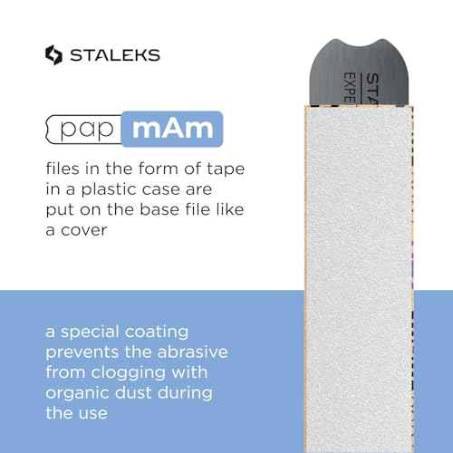 White Nail File Refill roll - 80 Files in a roll 240 grit'